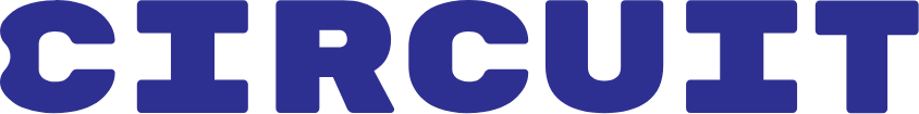 Circuit large logo blue